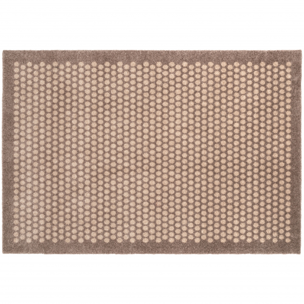 Tica door mat, dots/sand - 90x130