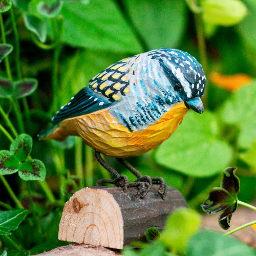 Wildlife Garden - beschmutzter Vögel aus Holz