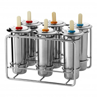 Pulito popsicle molds in stainless steel