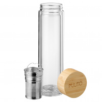 Pulito theemok in dubbelwandig glas