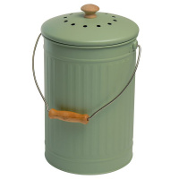 Eddingtons compost bin with charcoal filter - 7 L, green