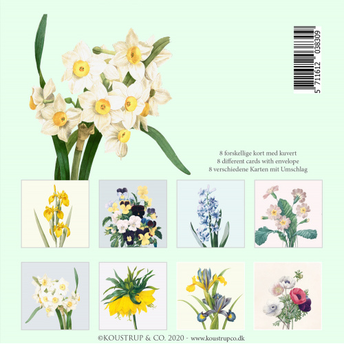 Koustrup & Co. card folder - blooming spring