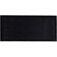 Tica door mat, dots/black - 90x200