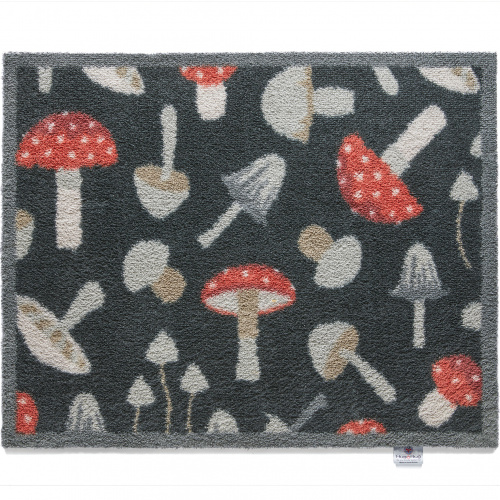Hug Rug eco door mat, 65x85 - Mushrooms