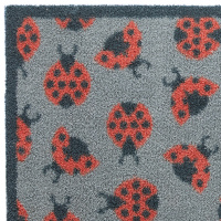 Hug Rug eco doormat, 65x85 - Ladybugs
