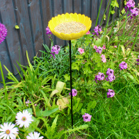 Wildlife World Futterbrett aus Keramik - Sonnenblume