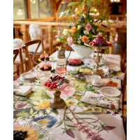 Jim Lyngvild tablecloth, 220 cm - Flower Garden